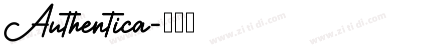 Authentica字体转换
