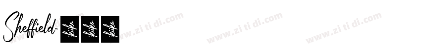 Sheffield字体转换