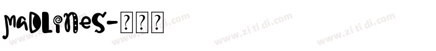 madlines字体转换