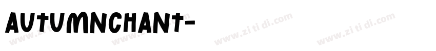 AutumnChant字体转换