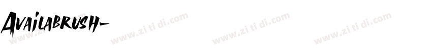 Availabrush字体转换