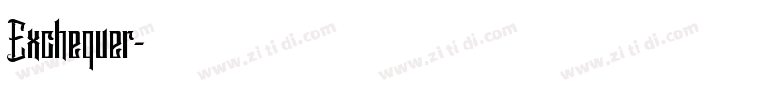 Exchequer字体转换