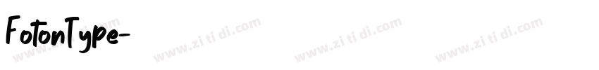 FotonType字体转换