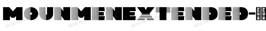 MounmenExtended字体转换