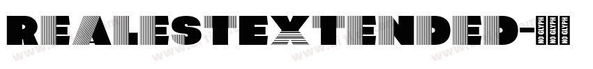 RealestExtended字体转换