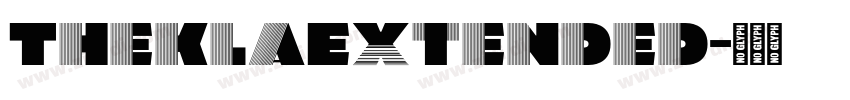 TheklaExtended字体转换