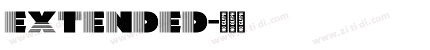 extended字体转换