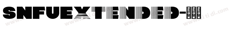SNFUExtended字体转换