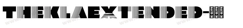 TheklaExtended字体转换