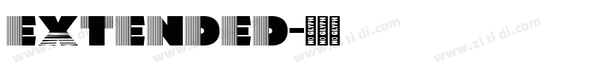 extended字体转换