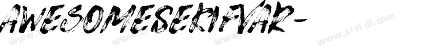 AwesomeSerifVAR字体转换