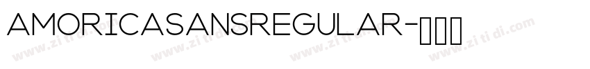 AMORICASANSRegular字体转换