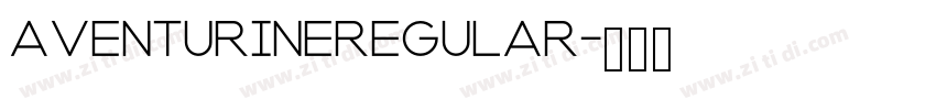 AventurineRegular字体转换