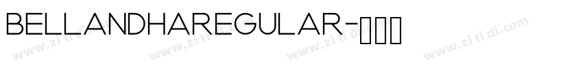 BellandhaRegular字体转换