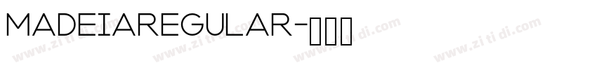 MadeiaRegular字体转换 MadeiaRegular字体转换