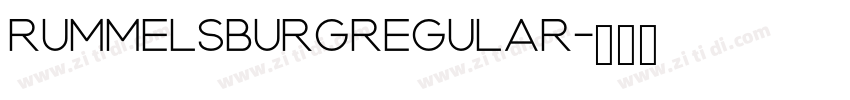 RummelsburgRegular字体转换
