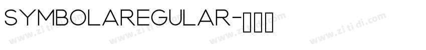 SymbolaRegular字体转换