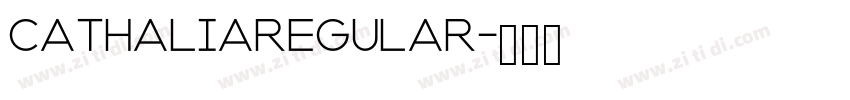 CathaliaRegular字体转换 CathaliaRegular字体转换