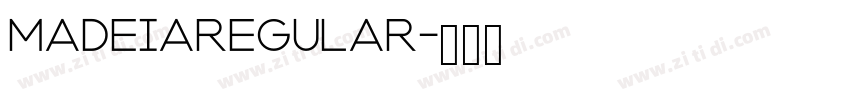 MadeiaRegular字体转换 MadeiaRegular字体转换