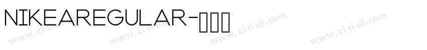 NIKEARegular字体转换