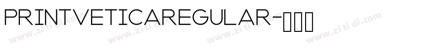 PrintveticaRegular字体转换