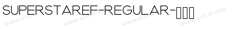 SuperstarEF-Regular字体转换 SuperstarEF-Regular字体转换