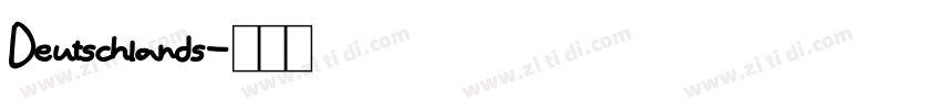 Deutschlands字体转换