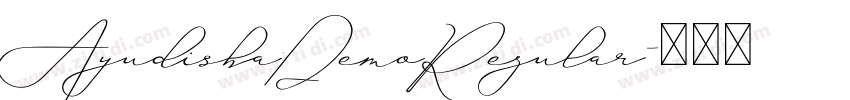 AyudishaDemoRegular字体转换 AyudishaDemoRegular字体转换