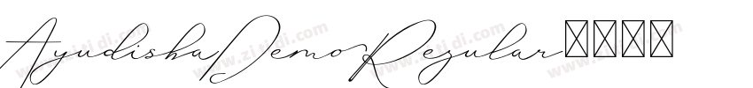AyudishaDemoRegular字体转换 AyudishaDemoRegular字体转换