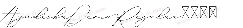 AyudishaDemoRegular字体转换 AyudishaDemoRegular字体转换
