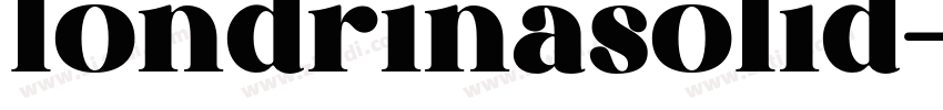 londrinasolid字体转换