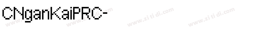 CNganKaiPRC字体转换