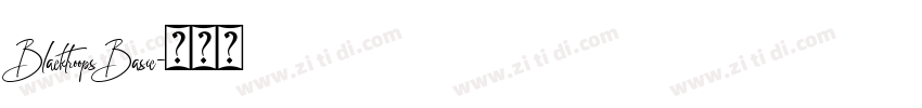 BlacktroopsBasic字体转换