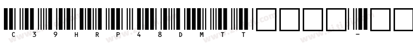 C39HrP48dmtt字体下载字体转换