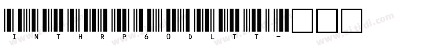 IntHrP60DlTt字体转换