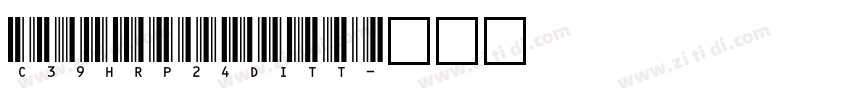 C39HRP24DITT字体转换