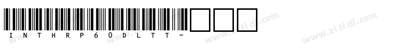 IntHrP60DlTt字体转换