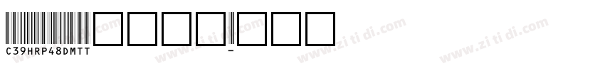 C39HrP48dmtt字体下载字体转换