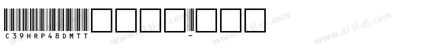 C39HrP48dmtt字体下载字体转换