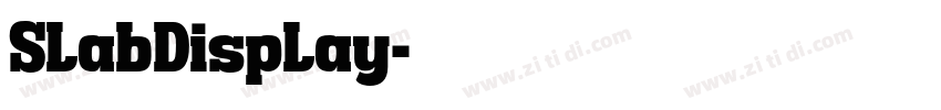 SlabDisplay字体转换