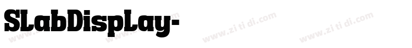 SlabDisplay字体转换