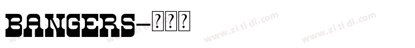 Bangers字体转换