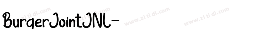 BurgerJointJNL字体转换