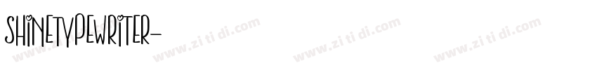 ShineTypewriter字体转换