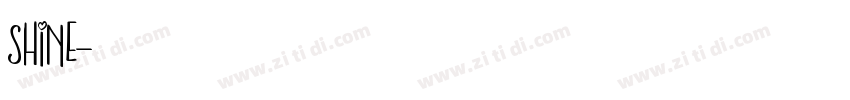 shine字体转换