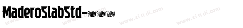 MaderoSlabStd字体转换