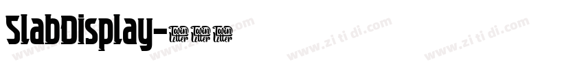 SlabDisplay字体转换