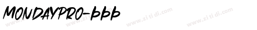MondayPro字体转换