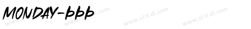 monday字体转换