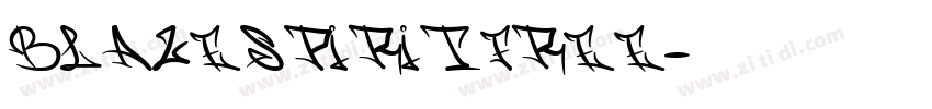 BlazeSpiritFree字体转换